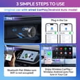 thumbnail image 2 of CarlinKit Mini Ultra3, Wireless CarPlay&Android Auto Adapter, 2 in 1 CP&AA Adapter, Dual-Band WIFI, Low Latency, for Wired CarPlay/Android Auto Car, 2 of 6