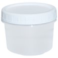 thumbnail image 1 of 1 Pcs Contenants en Plastique avec Couvercles, Mini Contenants en Plastique, Contenants de Rangement Réutilisables Transparents Empilables, pour Collation Dîner Préparation de Repas Vinaigrettes, Contenants de Congélateur Étanches, (Blanc, 200 ml), 1 of 8
