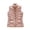 Pink, variant on Lmnyox Women's Puffer Vest Lightweight Zip Up Collared Sleeveless Vest Outerwear Plus Size Winter Vest