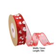 thumbnail image 1 of Birdeem Ribbon Red Ribbon for Gift Wrapping Ribbon for Hair Christmas Ribbon Thin Ribbon Red Curling Ribbon Valentine Ribbon Silk Ribbon Christmas Curling Ribbon Valentines Day Ribbon Love Printing Ya, 1 of 10