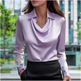 thumbnail image 1 of RKSTN Hauts pour Enseignantes Haut/chemise à Manches Longues à Col Rond Uni pour Femmes, Tenue d'École pour Enseignantes, 1 of 7