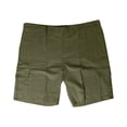 thumbnail image 3 of EOYWHK Cotton Linen Shorts for Men Straight Leg Shorts Soft Comfy Solid Color Sleepwear Bottom, 3 of 4