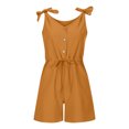 thumbnail image 2 of Birdeem Fashion Womens Ethnic Style Solid Cold Shoulder Suspender Cami Pants Jumpsuit, 2 of 6