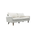 thumbnail image 4 of Brassex Oliver Upholstered 3-Seat Sofa for Living Room and Apartment with Slim Track Arms and Splayed Legs, Beige, 4 of 9