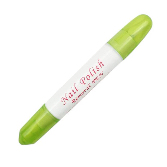 Nail Polish Corrector Pen with 3 Replaceable Tips: Manicure Tool for Quick Nail Art Mistake Cleanup, Refillable Design for Home & Salon Use
