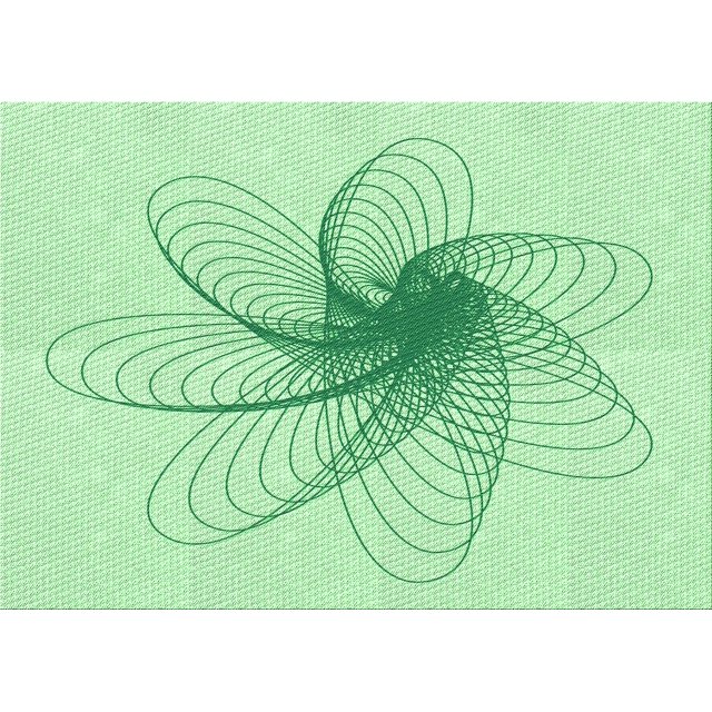 Ahgly Company Tapis Rectangulaire d'Intérieur Lavable en Machine Vert Menthe Transitionnel, 4 Pieds x 6 Pieds