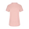 thumbnail image 3 of Birdeem Mode Femmes Décontracté Uni Chandail à Enfiler Col en V Manches Courtes T-Shirt Hauts Blouse, 3 of 5