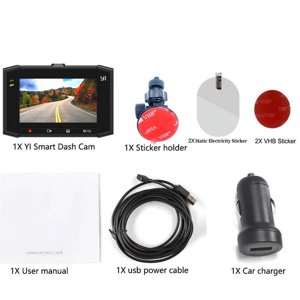 Pour xiao YI Smart Dash Cam pour voiture ADAS 2.7 Écran complet HD 1080P Dash Cam