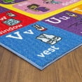 thumbnail image 5 of KC Cubs Playtime Collection ABC Alphabet ASL Sign Language Educational Learning & Game Area Rug Carpet for Kids and Children Bedrooms and Playroom, 5 of 5