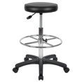 thumbnail image 1 of Tabouret de dessinateur sans dossier avec appui-pied circulaire réglable, 1 of 9