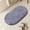Gray GY, variant on Iumwxz area rug Floor Mats Household Oval Living Room Carpet Entry Door Bedroom Foot Mats Bathroom Bathroom Absorbent Floor Mats 23.62x35.43in mat carpet rugs for living room Red cotton Rollback