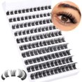 thumbnail image 1 of HSHDLDF Lash Extension 120Pcs Lash Clusters, DIY Eyelash Extension Natural Cluster Lashes Fluffy Wispy Lash Clusters Extension Full Volume Individual Lashes Cluster at Home 8-16mm ALICROWN, 1 of 7