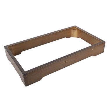 Induction Cooker Wood Frame,Induction Cooker Wood Frame Tea Cooking Accessories Electric Tea Stove Base Frame Unparalleled Experience