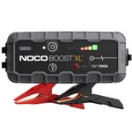 NOCO Boost XL GB50 1500 Amplificateur 12-Volt UltraSafe Boîte de démarrage de saut au lithium, pack de booster de batterie de voiture, chargeur de banc d'alimentation portable et câbles de saut d'air jusqu'à 7-Liter Essence et 4-Liter Moteurs diesel