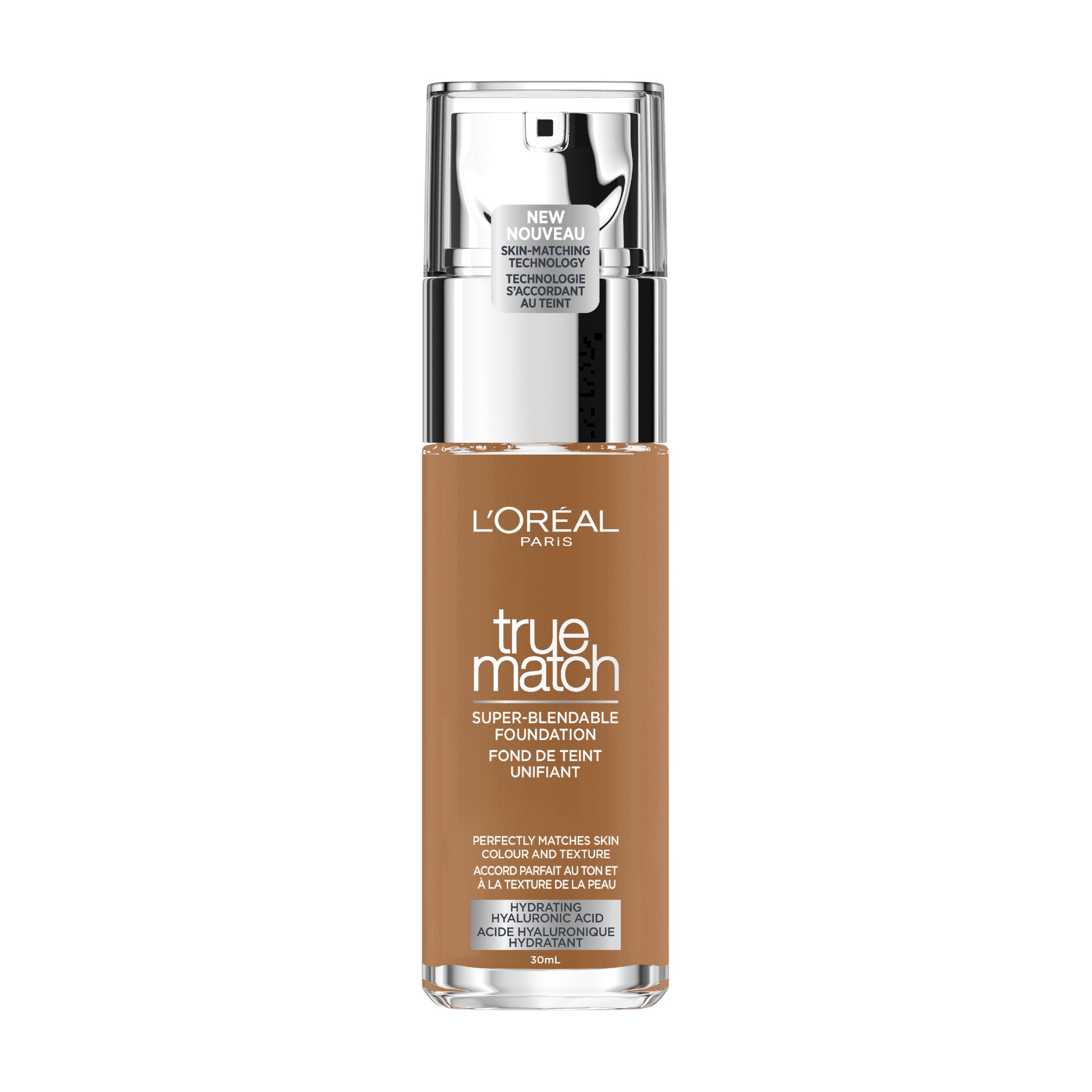 L'Oréal Paris Fond De Teint True Match, Avec Acide Hyaluronique et Soins Hydratants