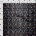 thumbnail image 3 of oneOone Rayon Black Fabric Floral Craft Projects Decor Fabric Printed By The Yard 56 Inch Wide, 3 of 5