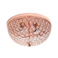 thumbnail image 1 of Plafonnier encastré en cristal Elipse 2 Lumière, or rose, 1 of 4