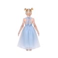 thumbnail image 4 of Robe Fille Bleue à Col Licou de Fête en Dentelle Tulle Élégante Sans Manches 8 Ans, 4 of 7