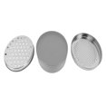 thumbnail image 2 of Parmesan Cheese Shredder, Cheese Grater Dual Sided Stainless Steel Box Grater Portable Food Shredder with Food Storage Container for Ginger Radish, 2 of 7