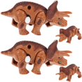 thumbnail image 1 of CHUANK 4 Pcs Jouets Dinosaures à Remonter pour Enfants Jouets à Remontoir Dinosaure, 1 of 6