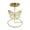4_1x Chandelier Décoratif en Fer Forgé, variante sur Chandeliers Décoratifs en Fer Forgé Chandeliers en Fer Forgé Chandeliers Tournants Porte-Bougies Décoration de Souper Romantique Porte-Bougies d'Aromathérapie (Or, 1 Pcs) Rkxzt