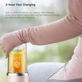 thumbnail image 2 of bedienty 3pcs USB Electric Juicer Blender For Easy Smoothie Making 1500mAh Battery Small Electric Juicer, 2 of 6