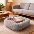 thumbnail image 4 of Lit pour Animaux Auto-Chauffant et Apaisant pour Chats et Chiots Coussin Doux Lavable en Machine Usage Intérieur Extérieur, 4 of 5