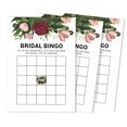 thumbnail image 1 of Inkdotpot Bridal Wedding Shower Bachelorette Party Bulk Blank Square Fill In Gift Ideas 50Floral GreeneryBingoGameCards, 1 of 7