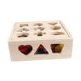 thumbnail image 3 of Siruishop Wooden Shape Sorting Box Classic Blocks Threading Toy for Children Kids Baby 21 Holes, 3 of 8