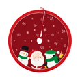 thumbnail image 2 of Jupe de Noël, Tablier de Base de Noël, Tapis de Noël Rustique Classique Réutilisable pour 3 Personnages 60cm, 2 of 9