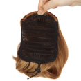 thumbnail image 4 of Chouchou Classique à Clipser en Forme de Beignet, Extension de Cheveux avec Cordon de Serrage, 4 of 6
