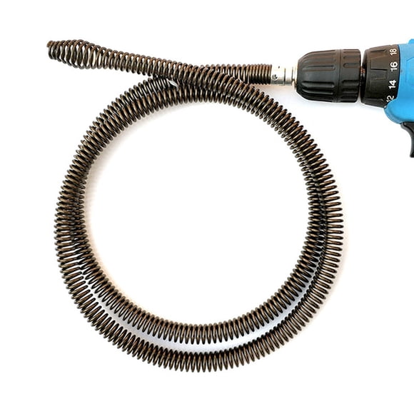 Heavy-Duty Drain Unclogging Tool Electric Pipe Snake for Kitchen Sinks, Toilets & Bathroom Drains, Manganese Steel Construction