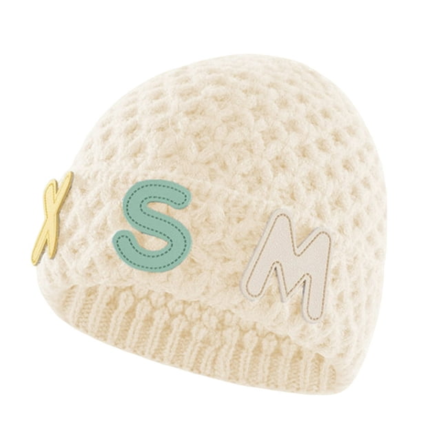MesaSe Plush Balls Ears Decor Fleece Lining Solid Color Ear Protection Baby Beanie Winter Infant Cartoon Shape Bucket Hat Scarf Cap
