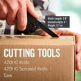 thumbnail image 2 of LEATHERMAN, Rebar Multitool with Premium Replaceable Wire Cutters and Saw, Black with MOLLE Sheath, 2 of 9