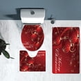 thumbnail image 4 of Boovnll Christmas Bathroom Rugs Set of 3, Absorbent Non-Slip Christmas Bath Mat Quickly Dry for Bathroom, Kitchen, Swimming Pool, Entrance, Bathroom Rugs, 4 of 6