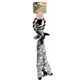 thumbnail image 2 of SPOT Skinneeez Extreme Jungle Zebra Stuffing Free Plush Tug Dog Toy, 2 of 7