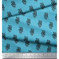 thumbnail image 2 of Soimoi Poly Georgette Fabric Dot & Floral Artistic Decor Fabric Printed Yard 52 Inch Wide, 2 of 5