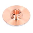 thumbnail image 2 of Cutting Machine Head,  Nozzle 11mm Thread  Plated Copper High Hardness Dual Optical Fibre  For Working 1.4mm / 0.055in Aperture, 2 of 8