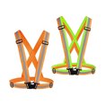 thumbnail image 1 of Reflective Vest Running Gear 2Pack, High Visibility Adjustable Safety Ves - Green & Orange + Orange, 1 of 6