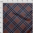 thumbnail image 2 of oneOone Silk Tabby Fabric Tartan Check Print Fabric By The Yard 42 Inch Wide, 2 of 4