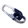 thumbnail image 4 of Men Car Keychain Key Ring Holder Metal Organizer Camping Keyring Double Ring Design Buckle Pendant Fashion Female Keyring Auto Accessories Black, 4 of 9
