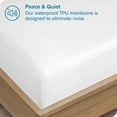 thumbnail image 4 of Bare Home Mattress Protector - Waterproof - Vinyl Free - Hypoallergenic - Queen, White, 4 of 8