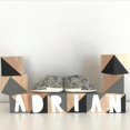 thumbnail image 3 of Abbracc 10Packs Wood Blocks Rods Cubes Square Wooden Shapes for DIY Woodworking Modeling 3.5CM, 3 of 6