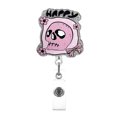 thumbnail image 1 of Funny And Cute Badge Reel With Clip Closure For Doctors Teachers Students Workers Etc Cartoon Pattern Badge Workplace Induction Graduation Crafts for Girls Ages 8-12 Arts And Crafts for Kids Ages 8-12, 1 of 3