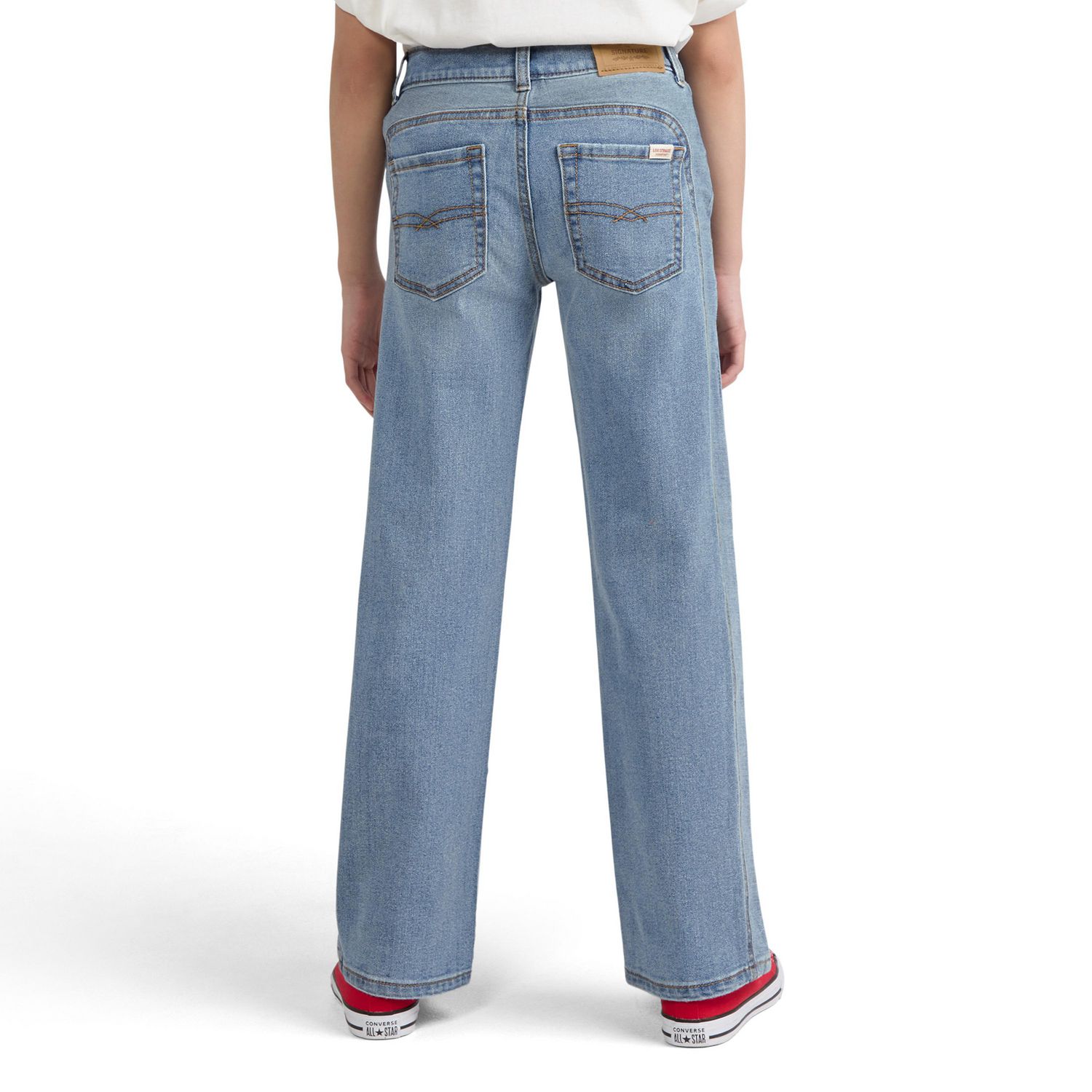Levi Strauss Signature Jean Coupe Large à Effet Color-Block pour Fille