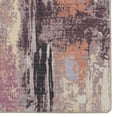 thumbnail image 3 of Klarna 5' x 7' Washable Area Rug, Ivory and Purple, 3 of 7