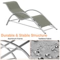 thumbnail image 2 of Ensemble de 2 Chaises Longues de Patio – Chaises Longues d'Extérieur Modernes en Osier Inclinable en Aluminium avec Table d'Appoint, Porte-Gobelets et Coussins Imperméables pour le Bord de la Piscine, la Terrasse et le Jardin, 2 of 8