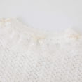 thumbnail image 4 of RXIRUCGD Manteau/veste Décontracté(E) à Capuche pour Enfants, à la Mode et Mignon(E), avec Nœud, Coupe Ample, Boutonné(E), Perforé(E), Col Rond, Manches Longues ( Beige, Taille : 4-5 Ans ), 4 of 7
