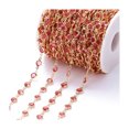 thumbnail image 1 of Visland Zircon Chain DIY Bracelet Necklace Making Rhinestone Jewelry Chain Shiny Copper Chain for Craft Supplies, 1 of 8
