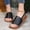 Black, variant on Gspmoly Womens Slides, Women'S Casual Summer Open Toe Beach Slippers - Comfortable Non-Slip Solid Color Sandals for Indoor & Outdoor Wear, Sizes 36-42 Eu/Us/Uk Womens Slippers Clearance Sale White 38